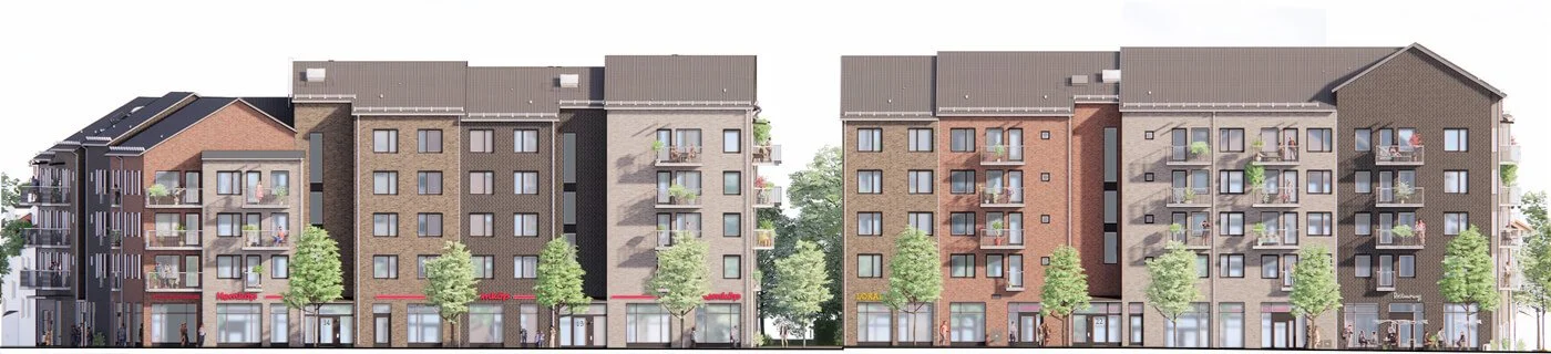 Fasadritning norr, Kv Gengasen